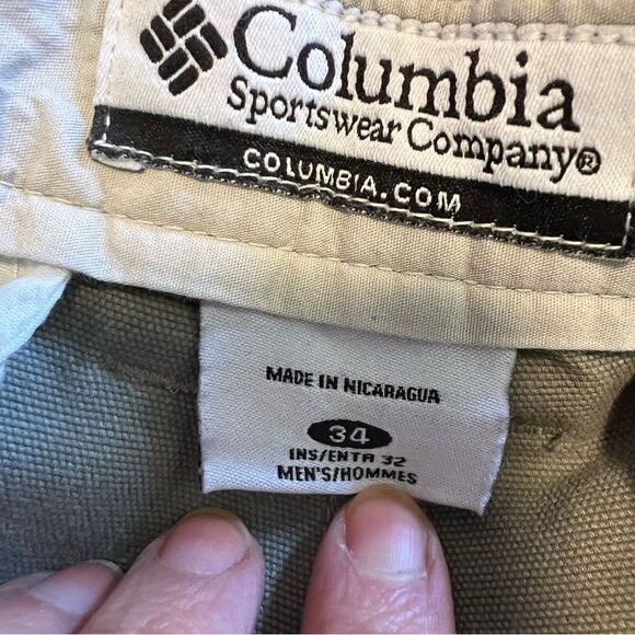 Columbia Light Army Green Pants. Size 34. Great Condition! - Picture 9 of 11